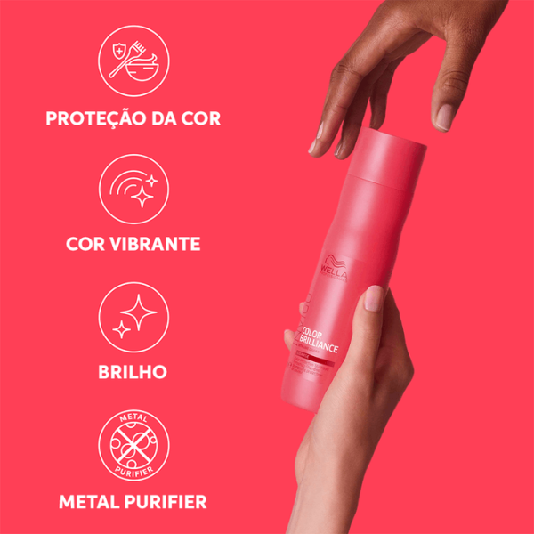 Wella Professionals Invigo Color Brilliance Shampoo 1000ml - Image 4