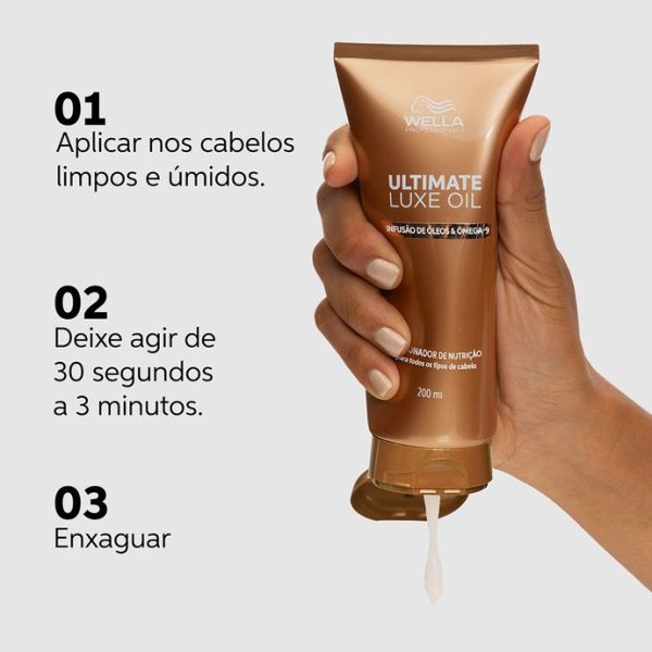 Condicionador Wella Professionals Ultimate Luxe Oil 200ml - Image 2