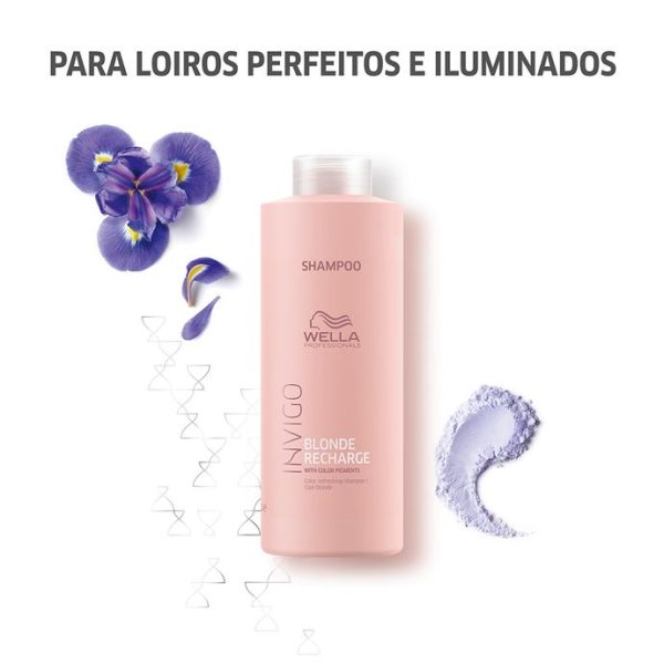 Invigo Blonde Recharge - Shampoo 1000ml - Image 4
