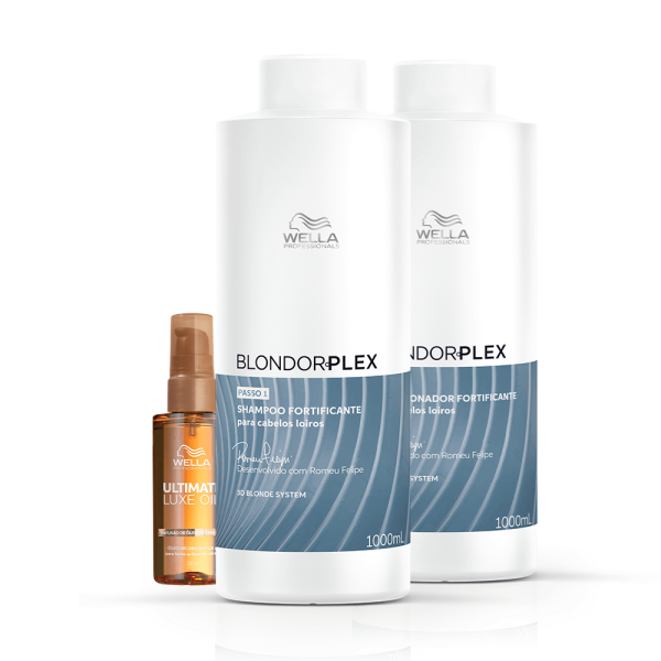 Kit Blondorplex Luxe Oil Trio Salão (3 Produtos)