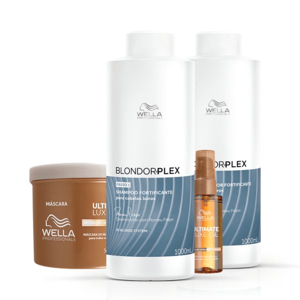 Kit Blondorplex Luxe Oil Salão (4 Produtos)