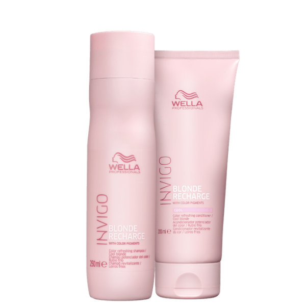 Kit Wella Professionals Invigo Blonde Recharge Duo (2 Produtos)