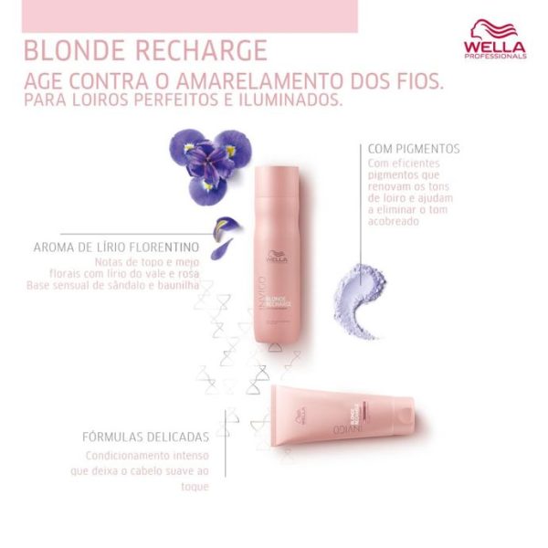 Kit Wella Professionals Invigo Blonde Recharge Duo (2 Produtos) - Image 3