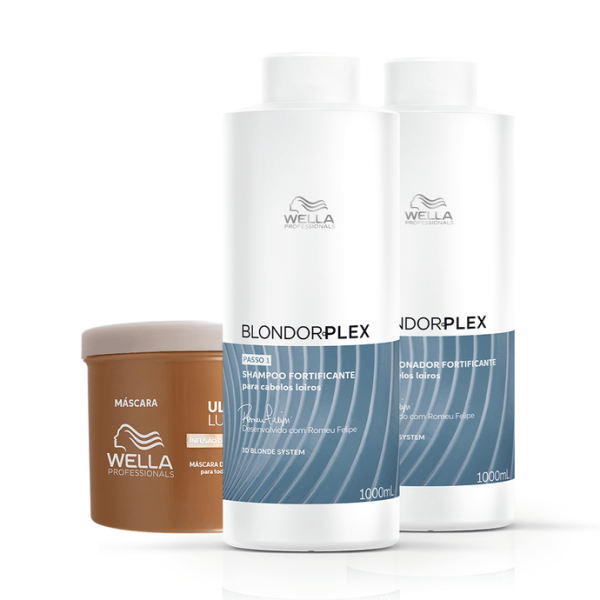 Kit Blondorplex Óleo Luxe Oil Salão (3 Produtos)