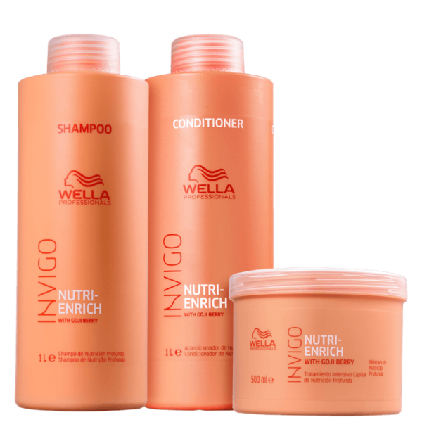 Kit Wella Professionals Invigo Nutri-Enrich Salon Trio (3 Produtos)